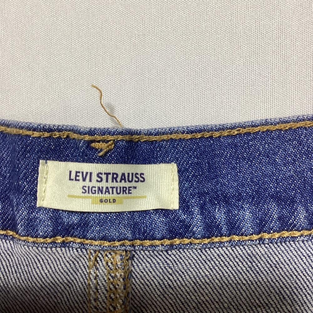 Woman’s Mid Rise Slit Back Denim Maxi Skirt - Picture 5 of 13